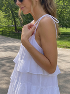 Sowan | Ruffle Layers And Relaxed Fit Mini Dress
