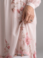 Musal | Long Sleeve Natural Flow Midi Dress
