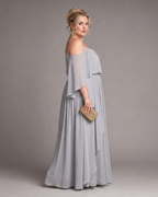 Aurevina | Cold Shoulder Top And Flowing Maxi Skirt Set