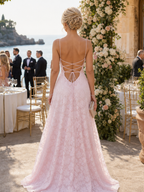 Valenne | Spaghetti Strap Full Lace Maxi Dress