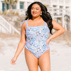 Building Sandcastles Swimsuit, Blue