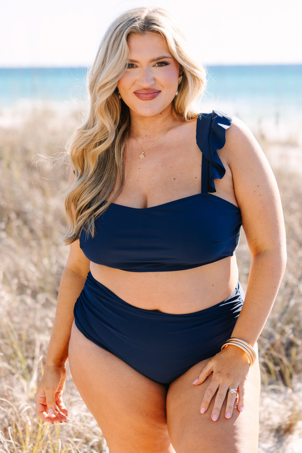Soaking Up the Sun Swim Bottom, Navy