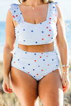 Beach Trip Swim Bottom, Blue Star
