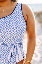 Coastal Cutie Swimsuit, Blue