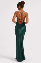 Macie | Fluid Body-Skimming Fit Sweetheart Maxi Gown