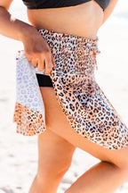 My Little Paradise Swim Skirt, Leopard