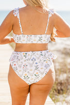 Sugar Sands Swim Bottom, White Floral