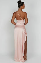 Grace | Elegant Long Slip GownSatin Maxi Dress