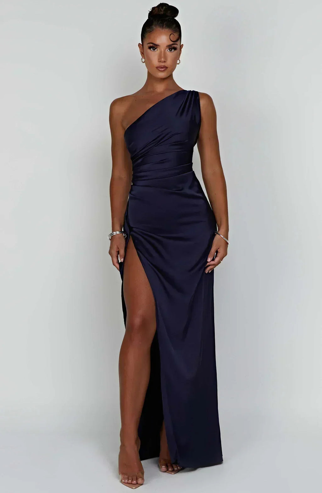Grace | Elegant Long Slip GownSatin Maxi Dress