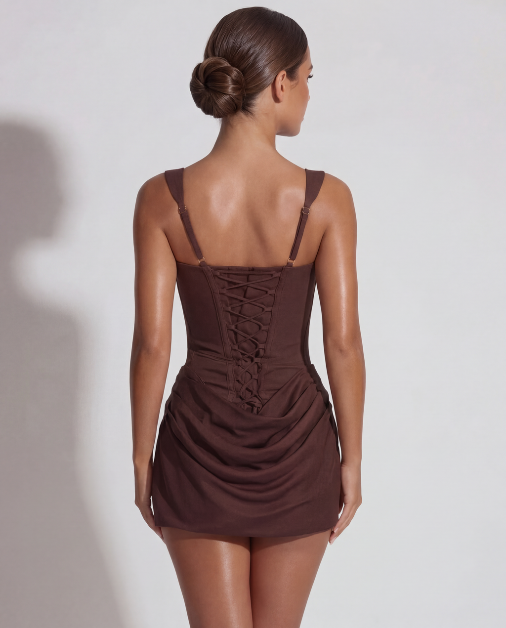 Hazel | Hazel Sculpted Black Mini Dress