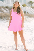 Vacation Mode Swim Dress, Pink